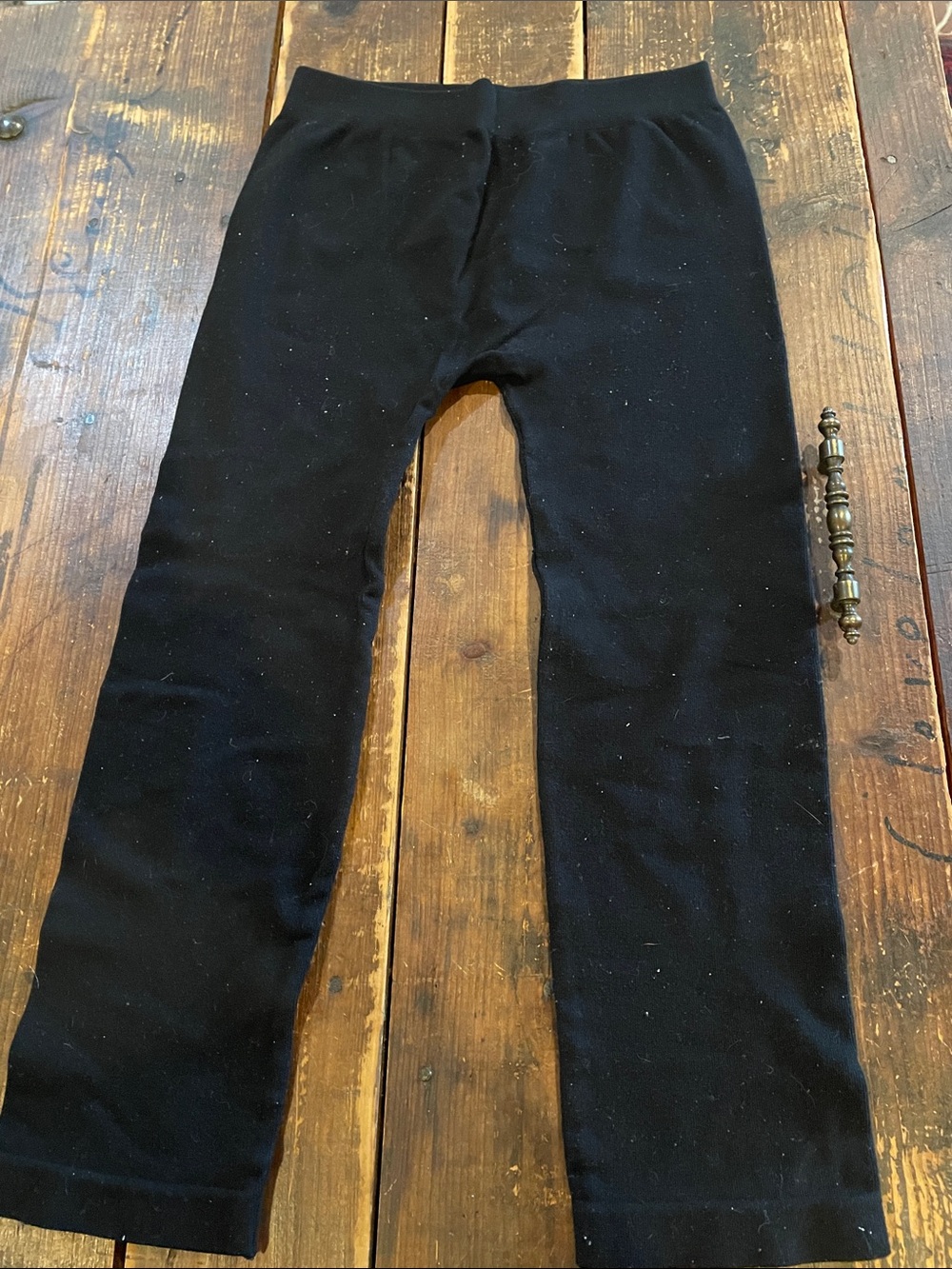 Black Knit Leggings by Tees by Tina